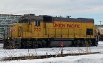 Union Pacific GP15-1 St Paul xfer yard in March 2023.   Ex CNW still running.